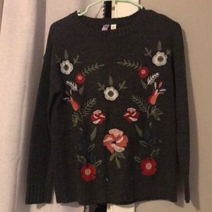 Floral Sweater